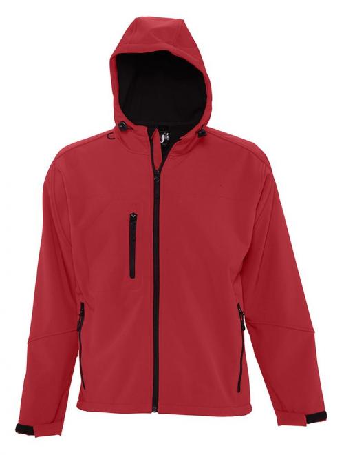 Куртка мужская с капюшоном Replay Men 340, красная, размер XS