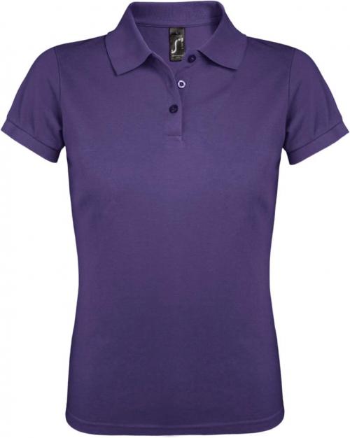 Рубашка поло женская Prime Women 200 темно-фиолетовая, размер XXL