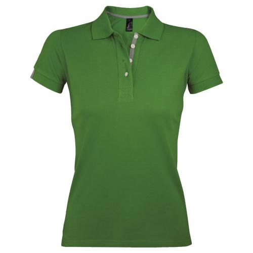 Рубашка поло женская Portland Women 200 зеленая, размер XXL