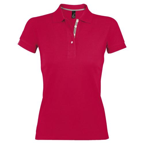 Рубашка поло женская Portland Women 200 красная, размер XL