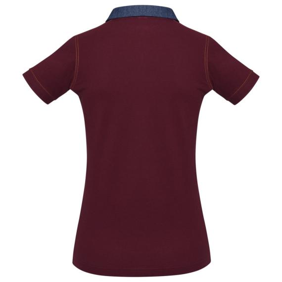 Рубашка поло женская DNM Forward бордовая, размер XL