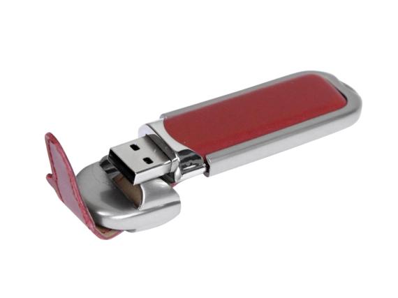 USB 2.0- флешка на 64 Гб с массивным классическим корпусом