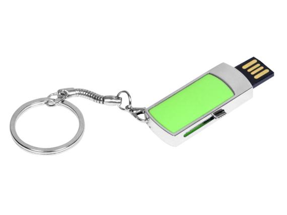 USB 2.0- флешка на 16 Гб с выдвижным механизмом и мини чипом