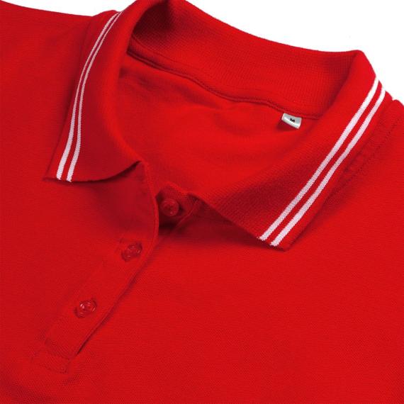 Рубашка поло женская Virma Stripes Lady, красная, размер L