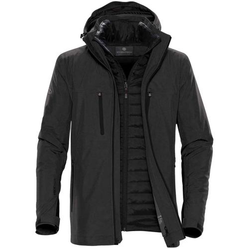 Куртка-трансформер мужская Matrix серая с черным, размер S