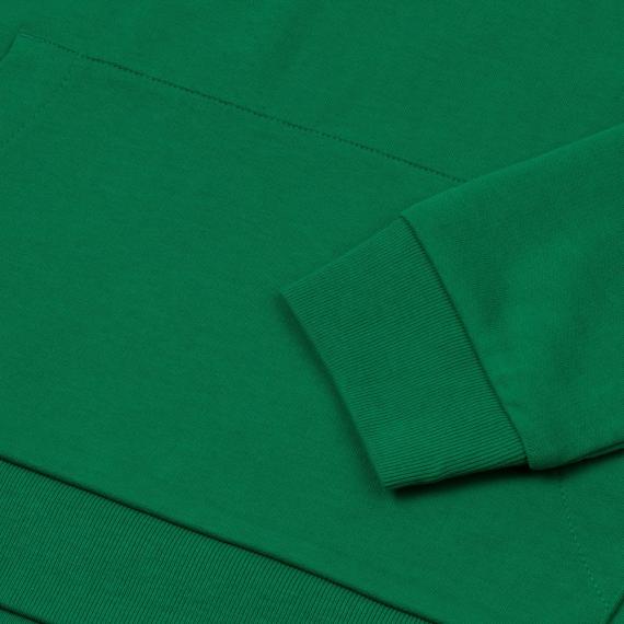 Толстовка с капюшоном унисекс Hoodie, зеленая, размер XS
