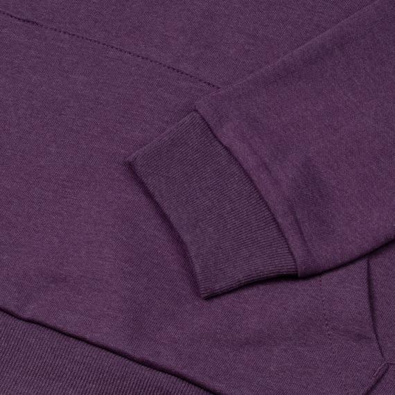 Толстовка с капюшоном унисекс Hoodie, фиолетовый меланж, размер S