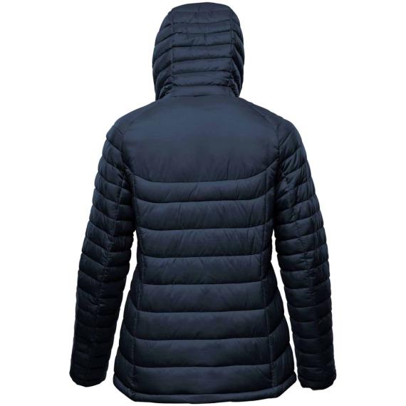 Куртка компактная женская Stavanger темно-синяя с серым, размер M