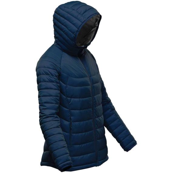 Куртка компактная женская Stavanger темно-синяя с серым, размер XS