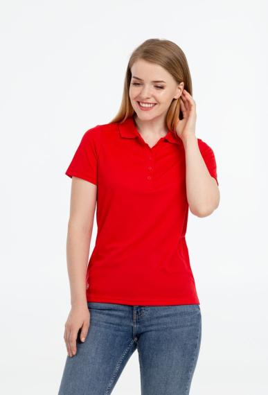 Рубашка поло женская Eclipse H2X-Dry красная, размер XL