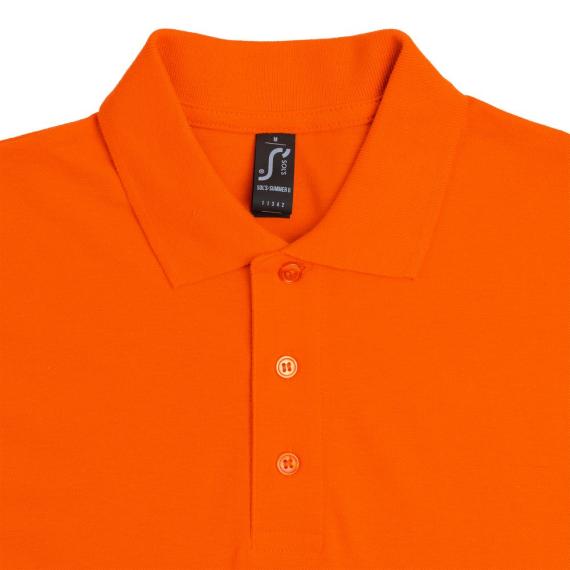 Рубашка поло мужская Summer 170 оранжевая, размер XL