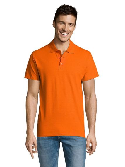 Рубашка поло мужская Summer 170 оранжевая, размер XXL
