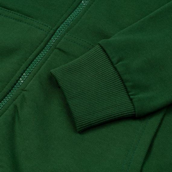 Толстовка на молнии с капюшоном Siverga 2.0 Heavy, темно-зеленая, размер M