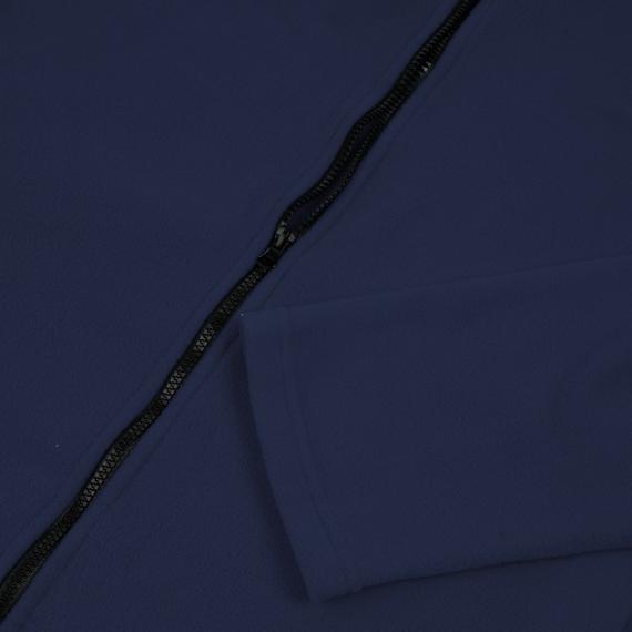 Куртка флисовая унисекс Manakin, темно-синяя, размер XL/XXL