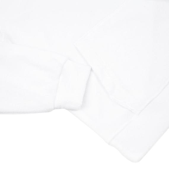 Худи флисовое унисекс Manakin, белое, размер XL/2XL