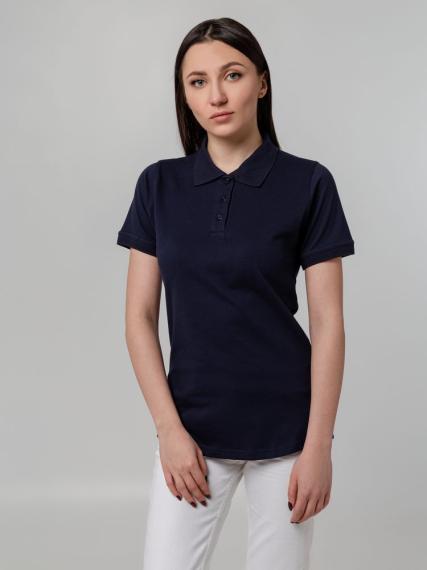 Рубашка поло женская Virma Stretch Lady, темно-синяя, размер XL