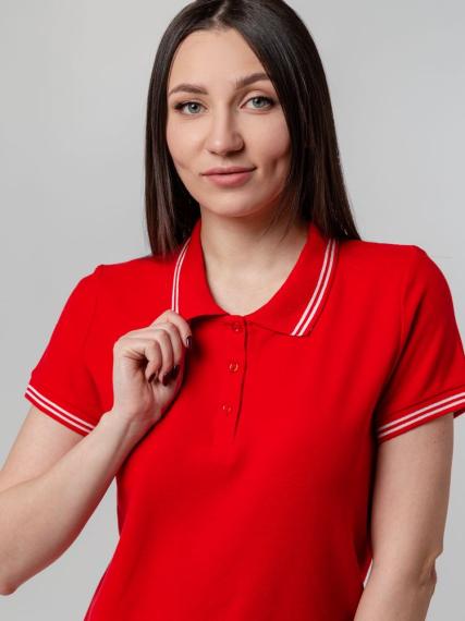 Рубашка поло женская Virma Stripes Lady, красная, размер XXL