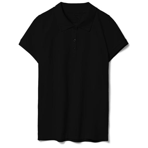 Рубашка поло женская Virma lady, черная, размер S