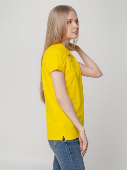 Рубашка поло женская Virma lady, желтая, размер L