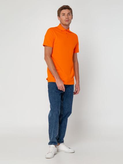 Рубашка поло мужская Virma light, оранжевая, размер S