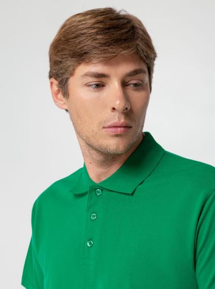 Рубашка поло мужская Summer 170 ярко-зеленая, размер M
