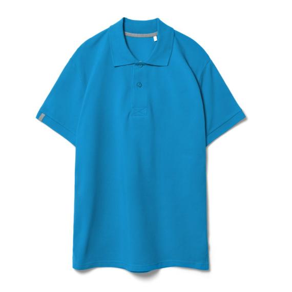 Рубашка поло мужская Virma Premium, бирюзовая, размер XL