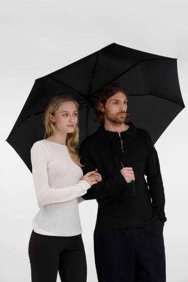 Зонт складной Fiber, черный