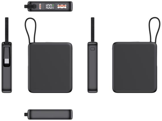 Внешний акуумулятор с подсветкой лого «Nex», 5000 мАч