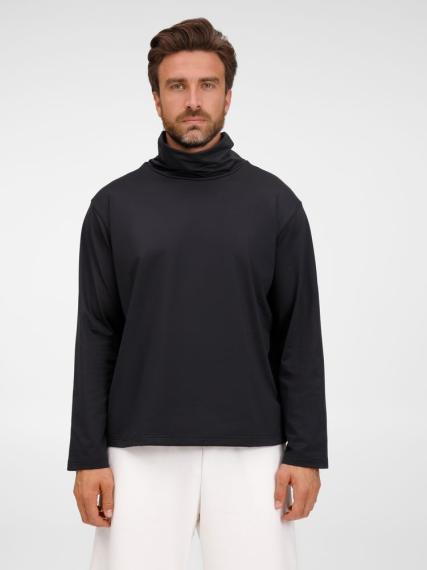 Лонгслив из бифлекса Morfiss, черный, размер M/L