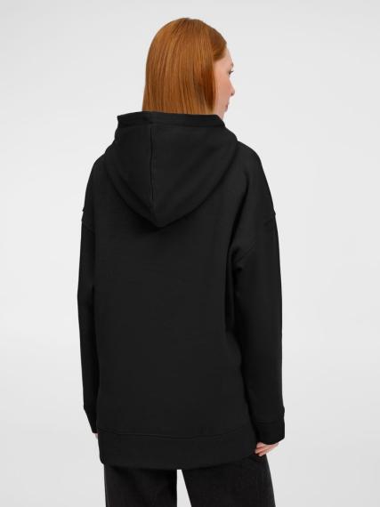 Худи оверсайз унисекс Tolla, черное, размер XL/2XL