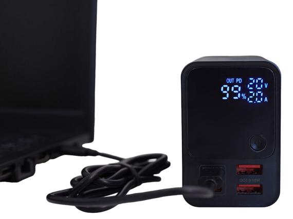 Внешний аккумулятор для ноутбуков «EpIQ», 100 Вт, 30000 mAh