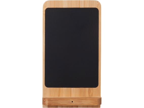 Беспроводное зарядное устройство 2-в-1 с подсветкой лого «Reedia S4», 15 Вт