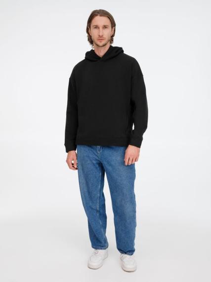 Худи оверсайз унисекс Tolla, черное, размер XL/2XL