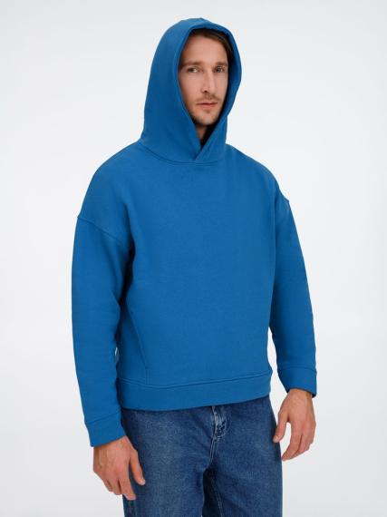 Худи оверсайз унисекс Tolla, синее (джинс), размер XS/S