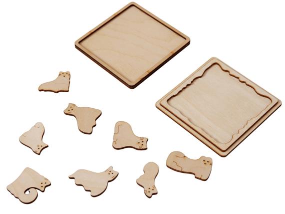 Деревянная головоломка «Catgram»