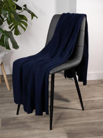 Плед Rombus, темно-синий (сапфир)