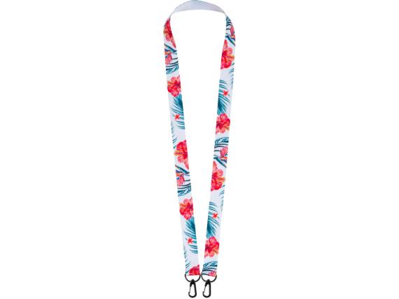 Ланъярд под сублимацию с 2-мя карабинами, 2 см