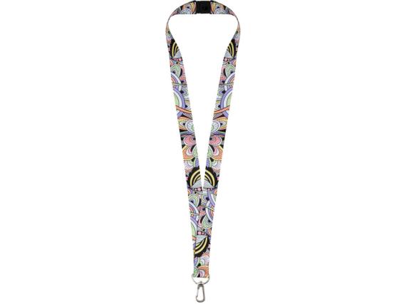 Ланъярд под сублимацию с карабином и замком обрыва, 2 см