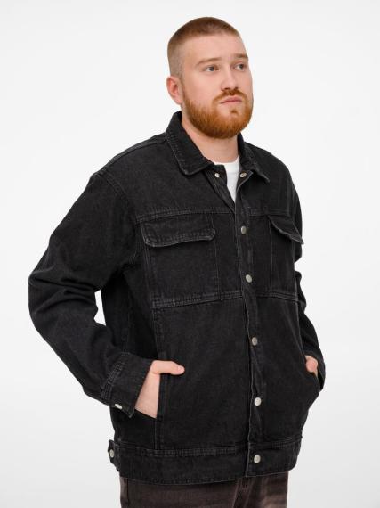 Куртка джинсовая O2, темно-синяя, размер XL/XXL