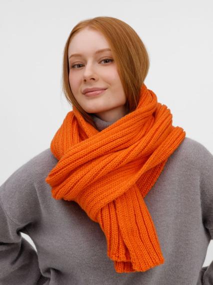 Шарф HappyGo, оранжевый