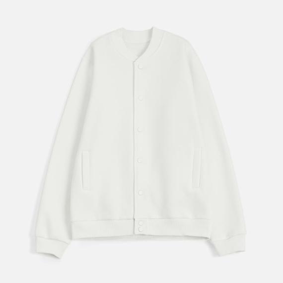 Бомбер унисекс AtmosWear, молочно-белый, размер S