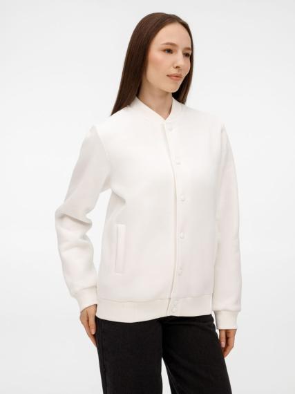 Бомбер унисекс AtmosWear, молочно-белый, размер S