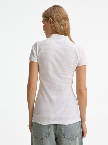 Рубашка поло женская Brandy Women белый/темно-синий, размер S