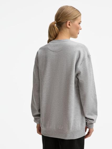 Свитшот унисекс Columbia, серый меланж, размер M
