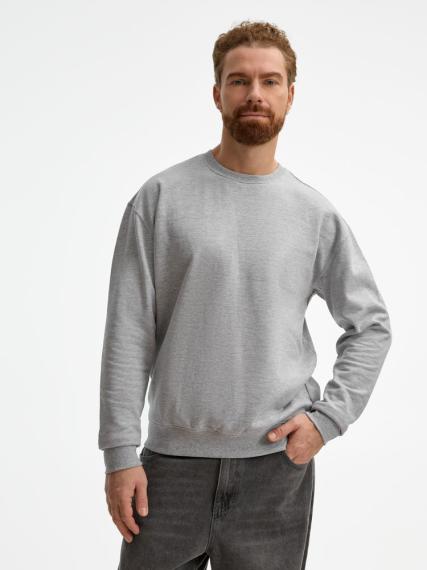 Свитшот унисекс Columbia, серый меланж, размер M