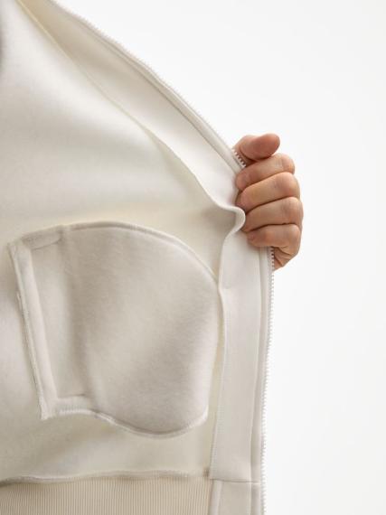 Бомбер унисекс Estado, молочно-белый, размер S