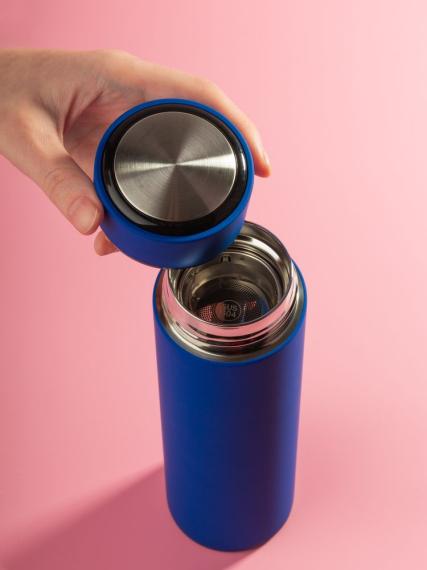 Термос с ситечком Percola, синий