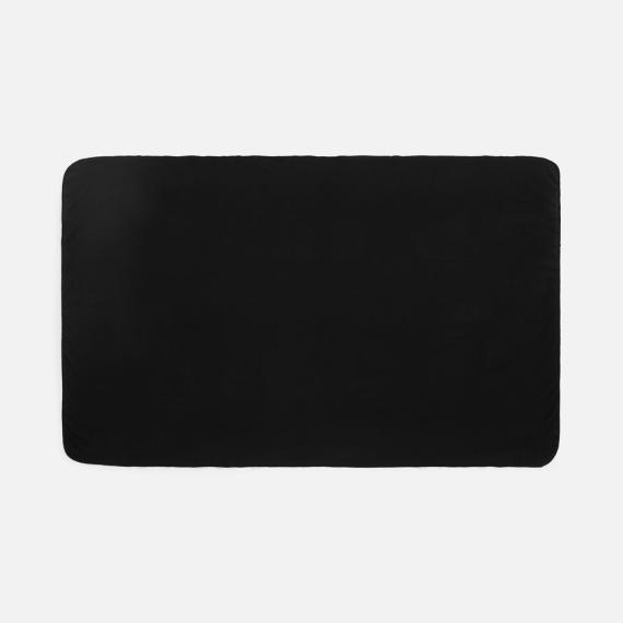 Флисовый плед Warm&Peace XL, черный