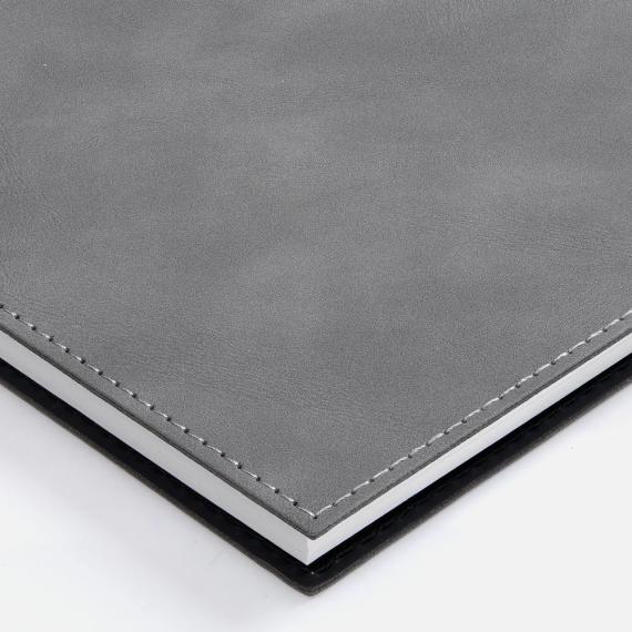 Ежедневник Notera Maxi, недатированный, серый