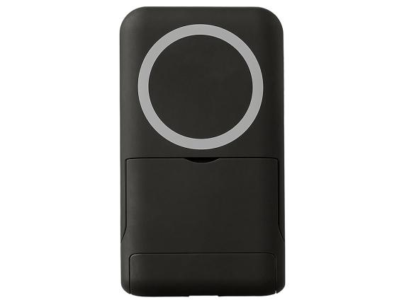 Беспроводной внешний аккумулятор с подсветкой лого и подставкой «Magflash», 10000 мАч, 15 Вт